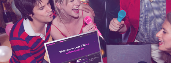 Lucky Voice online karaoke